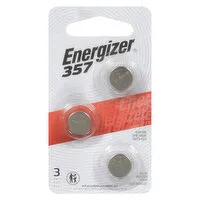 Energizer - 357 Watch Batteries, 3 Each