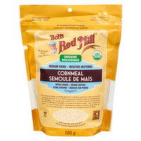 Bob's Red Mill - Organic Cornmeal Medium Ground, 680 Gram