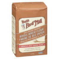 Bob's Red Mill - Flour Whole Wheat, 2.27 Kilogram