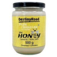 Destiny Road - Pure Creamed Honey, 500 Gram