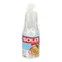 Solo - Clear Plastic Cups 18oz, 28 Each