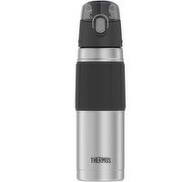 Thermos - Stainless Steel Black Water Bottle, 530 Millilitre