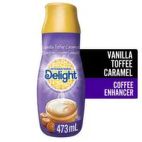 International Delight - Vanilla Toffee Caramel Coffee Creamer, 473 Millilitre