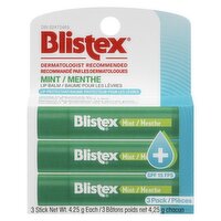Blistex - Lip Balm Mint SPF 15, 3 Each