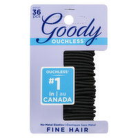 Goody - Ouchless No Metal Elastics, 36 Each