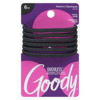 Goody - Ouchless  No-Metal Elastics - Extra Thick, 6 Each