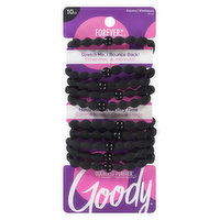 Goody - Ouchless Forever Black Elastics, 10 Each