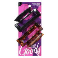 Goody - Rectangular Claw Clips, 2 Each