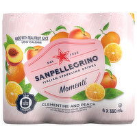 San Pellegrino - Momenti Clementine and Peach, 6 Each