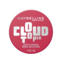 MAYBELLINE - Cloudtopia Cheek & Lip Mousse Blush -  Ethereal Rouge, 5 Gram