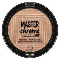 MAYBELLINE - New York Facestudio Master Chrome Metallic Highlighter - 100 Molten Gold, 6.7 Gram