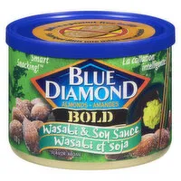 Blue Diamond - Bold Almonds,  Wasabi & Soy Sauce Flavour, 170 Gram