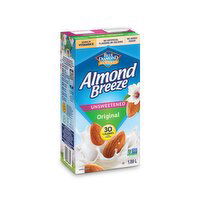 Blue Diamond - Almond Breeze -  Unsweetened Original, 1.89 Litre