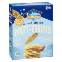 Blue Diamond - Crackers - Almond Nut Thins Hint of Sea Salt, 120 Gram