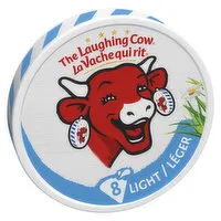 The Laughing Cow - Spreadable Cheese Snacks, Light, 8 Each