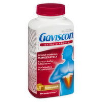 Gaviscon - GAVISCON TABLETS X-STR BUTTERSCOTCH, 60 Each