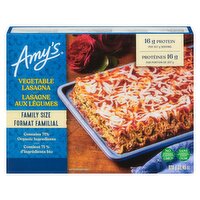 AMYS - FAMILY SZ VEG LASAGNA CAN 8PK, 920 Gram