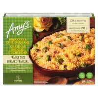 AMY'S - FAMILY SZ BROC & CHDR BAKE 8PK, 860 Gram