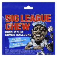 Big League Chew - Bubble Bum - Blue Raspberry, 60 Gram