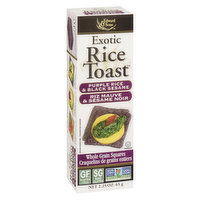 Edward & Son - Rice Toast Crackers Purple Rice & Black Sesame, 65 Gram