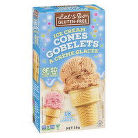 Let's Do Gluten Free - Ice Cream Cones Gluten Free Organic, 36 Gram