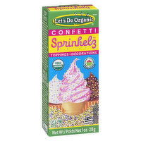 Lets Do Organic - Lets Do Organic Confetti Sprinkelz, 28 Gram