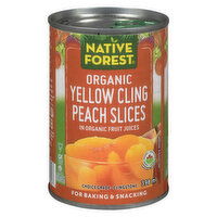 Native Forest - Peaches Sliced Organic, 398 Millilitre