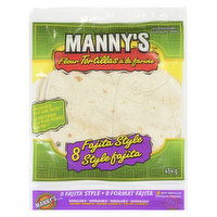 Manny's - Flour Fajitas, 454 Gram