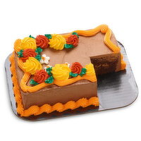 Bake Shop - 6x8 Frozen Celebration Chocolate Iced Cake, 1 Kilogram