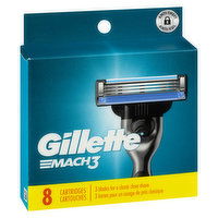 Gillette - Mach3 Cartridges, 8 Each