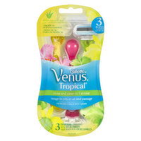 Venus - Tropical Disposable Razor, 3 Each