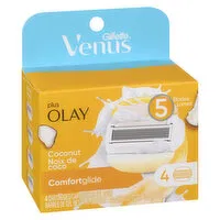 Venus - Comfortglide Coconut Blades, 4 Each