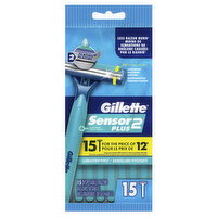 Gillette - Sensor2 Plus Lubrastrip Pivot Razor, 15 Each