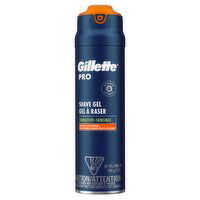 Gillette - PRO Shaving Gel for Men, 198 Gram