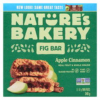 Natures Bakery - Fig Bars Apple Cinnamon, 6 Each