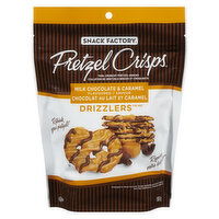 Pretzel Crisps - Milk Chocolate & Caramel Drizzlers, 155 Gram