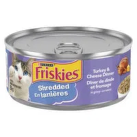 Purina - Friskies Shredded Turkey & Cheese Dinner in Gravy,Wet Cat Food