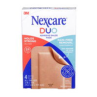 Nexcare - Duo Adhesive Gauze Pads, 4 Each