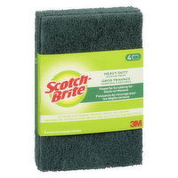 Scotch Brite - Heavy Duty Scour Pads, 4 Each