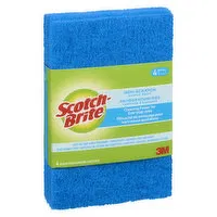 SCOTCH-BRITE - Non Scratch Scour Pads, 4 Each