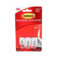 3m - Small Wire Hooks, 3 Each