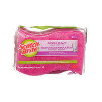 Scotch Brite - Scotch Brite Gentle Clean Scrub Sponge, 3 Each