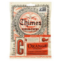 Chimes - Ginger Chews Orange, 142 Gram