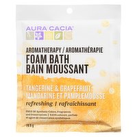 Aura Cacia - Aura Cacia Foam Bath Tangerine Grapefrt, 70.9 Gram