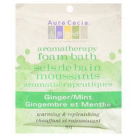 Aura Cacia - Aura Cacia Foam Bath Ginger Mint, 70.9 Gram