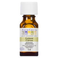 Aura Cacia - Essential Oil Lemon, 15 Millilitre