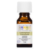 Aura Cacia - Essential Oil Lemongrass, 15 Millilitre