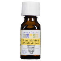 Aura Cacia - Essential Oil Rose Absolute in Jojoba Oil, 15 Millilitre