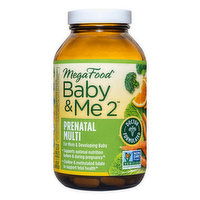 MegaFood - Baby & Me 2 Prenatal Multivitamin, 120 Each