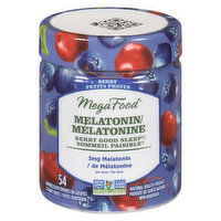 MegaFood - Melatonin Gummies Berry Good Sleep, 54 Each